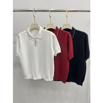 BC 칼라 반팔 티셔츠