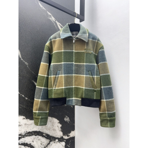 미우미우 프렌치 레트로 체크 