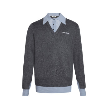 미우미우 혼방 폴로 셔츠