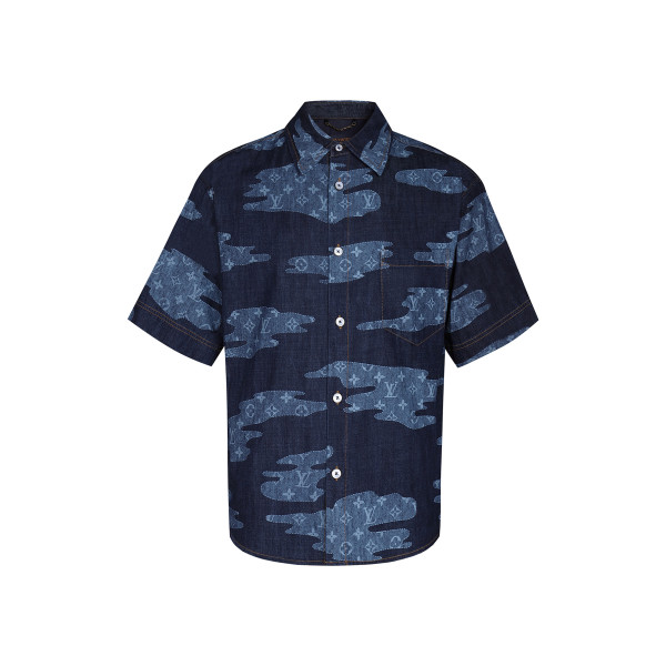 LV 샴브레이 반팔 셔츠