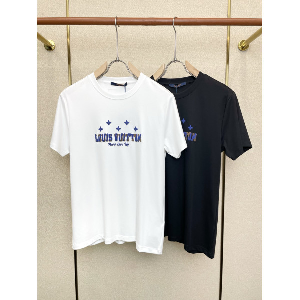 LV 프린트 반팔 티셔츠