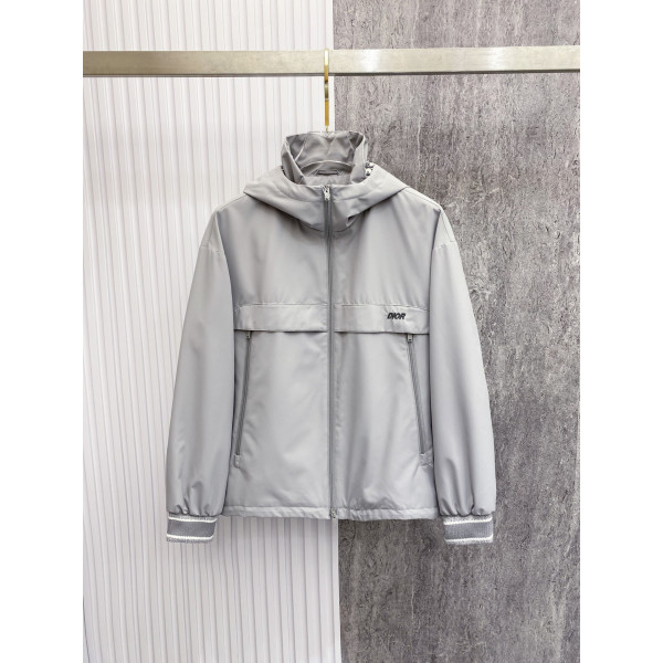 디올 봄버 후드 재킷