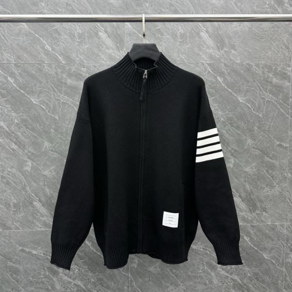 TB 니트 스트라이프 가디건