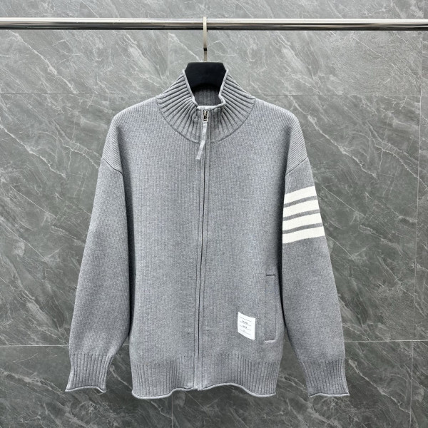 TB 니트 스트라이프 가디건