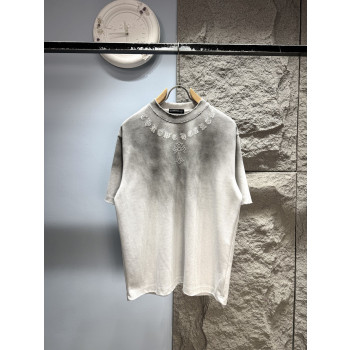 크롬하츠 번트 로고 반팔 티셔츠