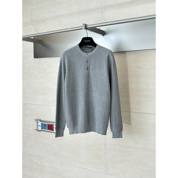 LP 버튼다운 풀오버 스웨터