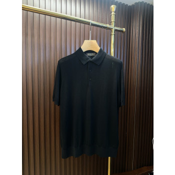 LP 칼라 순모 반팔 티셔츠