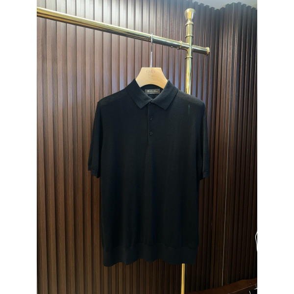 LP 칼라 순모 반팔 티셔츠