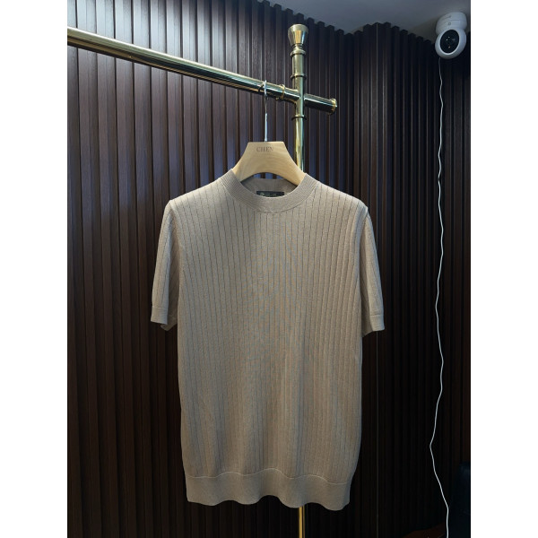 LP 하프 터틀넥 반팔 티셔츠