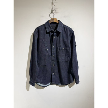 스톤 아일랜드 캠퍼스 데님셔츠