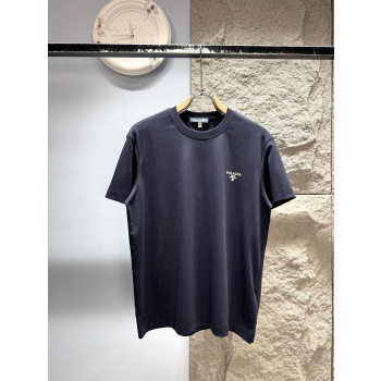 프라다 라벨로고 프린트 반팔 티셔츠