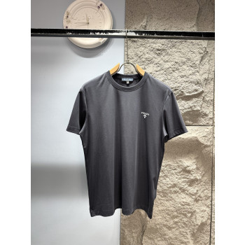 프라다 라벨로고 프린트 반팔 티셔츠