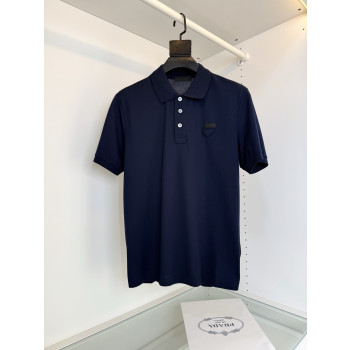 프라다 라펠 반팔 폴로셔츠