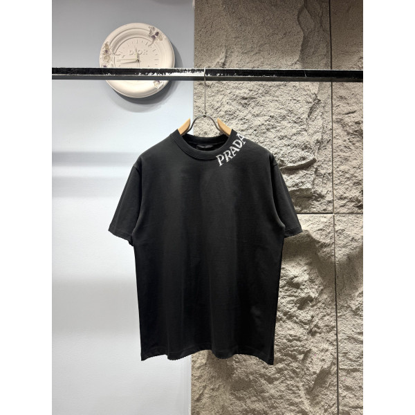 프라다 핸드페이팅 시그니처 반팔 티셔츠