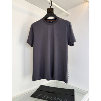 제냐 라운드넥 반팔 티셔츠