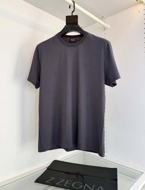 제냐 라운드넥 반팔 티셔츠