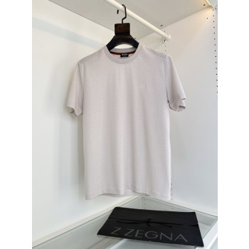 제냐 라운드넥 반팔 티셔츠