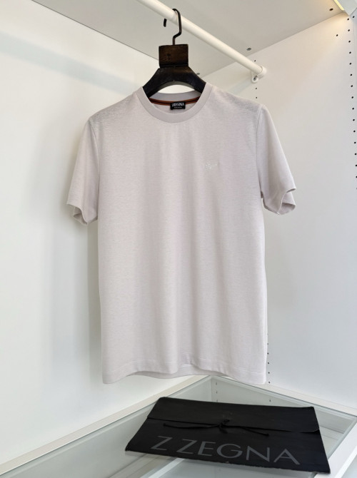 제냐 라운드넥 반팔 티셔츠