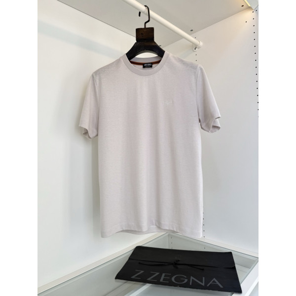 제냐 라운드넥 반팔 티셔츠