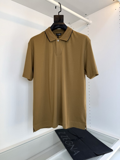 제냐 라펠 폴로 카라 티셔츠