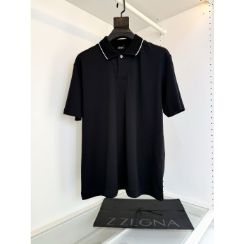 제냐 라펠 폴로 카라 티셔츠