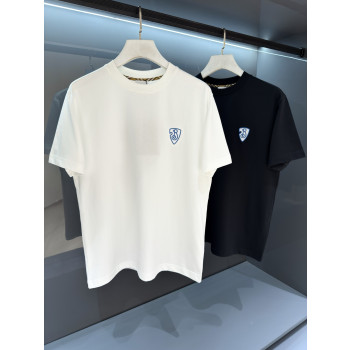 버버리 바지아 자수 워호스 반팔 티셔츠