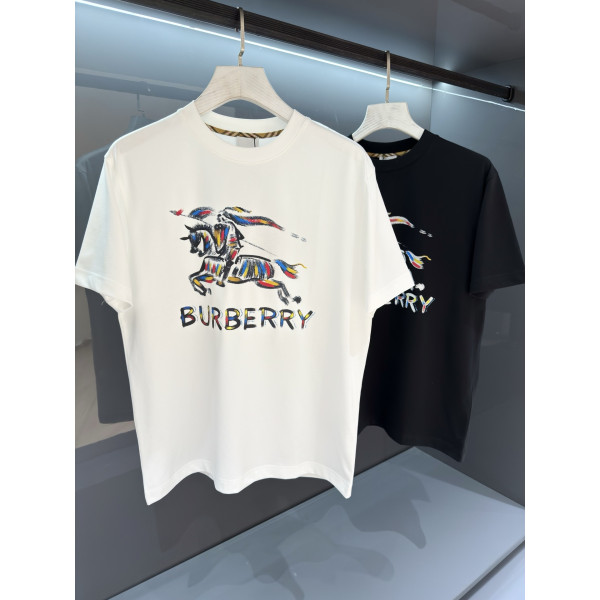 버버리 바지아 워호스 반팔 티셔츠