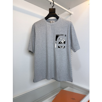 에르메스 라운드넥 티셔츠