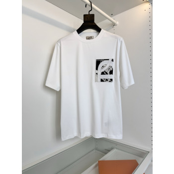 에르메스 라운드넥 티셔츠