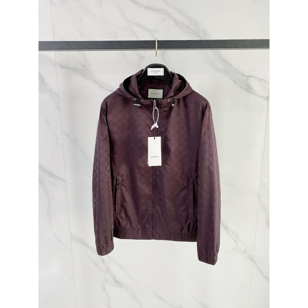 구찌 GG 나일론 자카드 지퍼 재킷