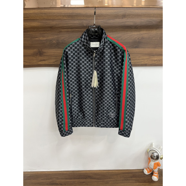 구찌 스탠드업 칼라 재킷