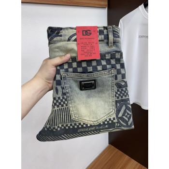 구찌 슬림핏 스트레이트 데님팬츠