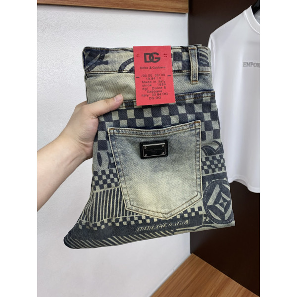 구찌 슬림핏 스트레이트 데님팬츠