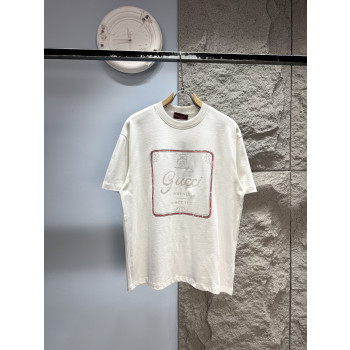 구찌 프린트 레터링 반팔 티셔츠