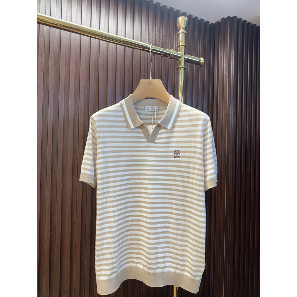 BC 체크무늬 반팔 티셔츠