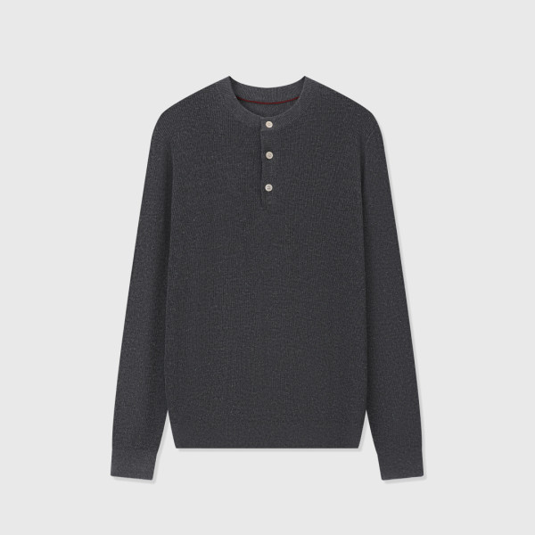 BC 헨리넥 칼라 골지 스웨터