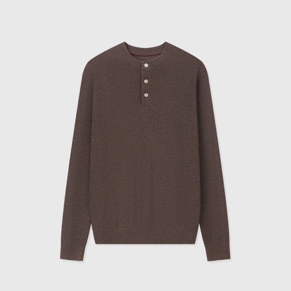 BC 헨리넥 칼라 골지 스웨터