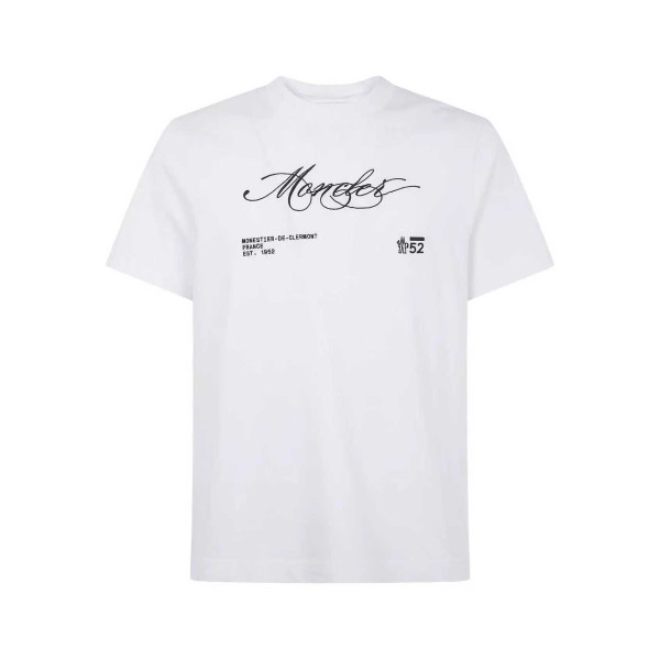 몽클레어 로고 반팔 티셔츠