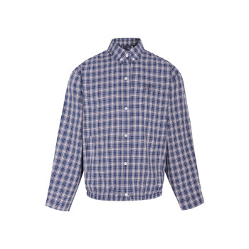 미우미우 자수 체크 재킷