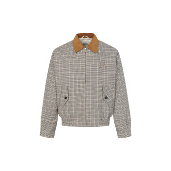 미우미우 코듀로이 체크 재킷