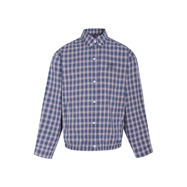 미우미우 자수 체크 재킷