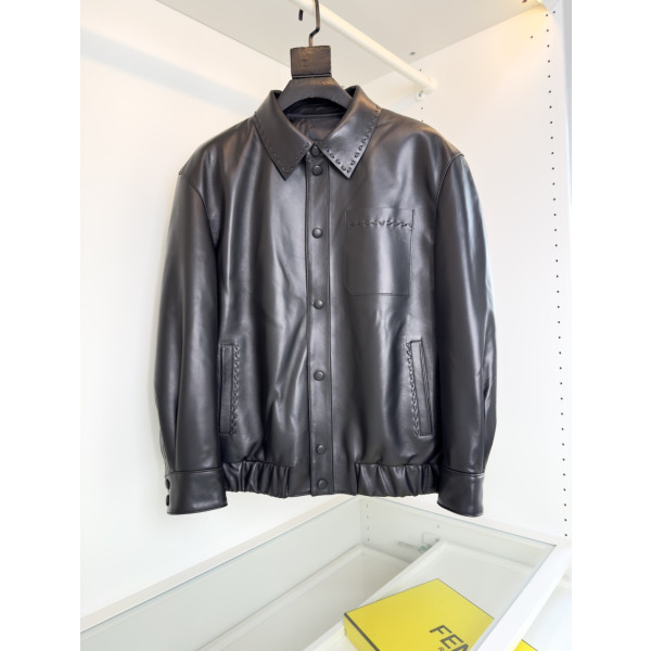 펜디 다운 가죽 재킷