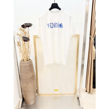 펜디 라운드넥 반팔 티셔츠