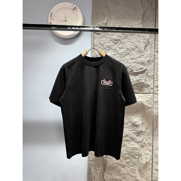 펜디 자수 리틀 몬스터 반팔 티셔츠