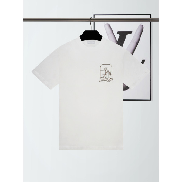 프라다 라운드넥 반팔 티셔츠