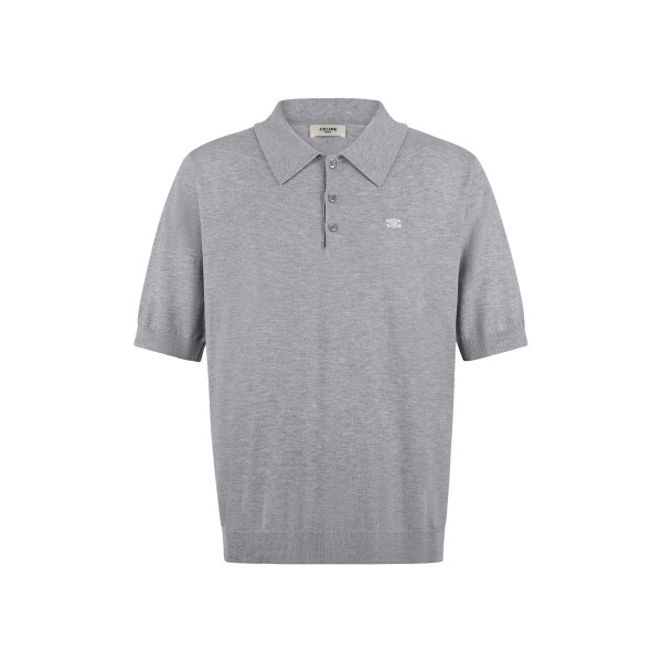 셀린느 로고 자수 풀오버 반팔 셔츠