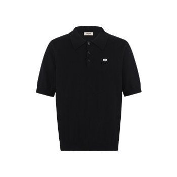 셀린느 로고 자수 풀오버 반팔 셔츠