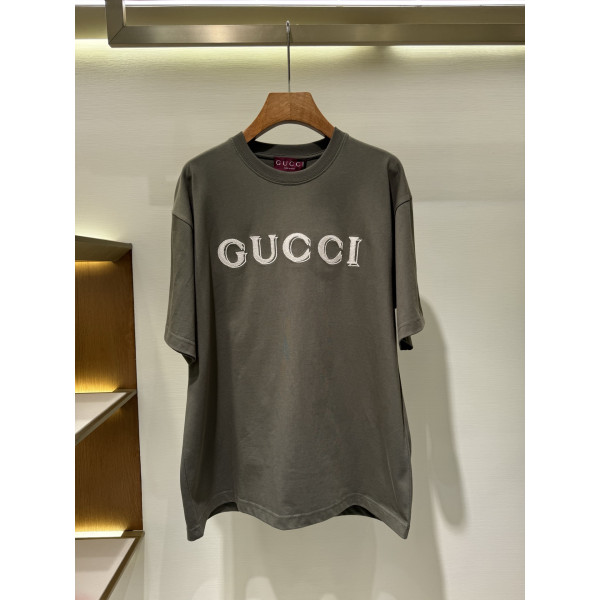 구찌 로고 라운드넥 티셔츠