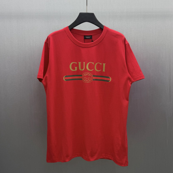 구찌 프린트 반팔 티셔츠