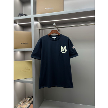 몽클레어 마스크 로고 반팔 티셔츠